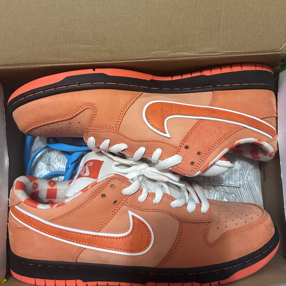 Nike Men's Bold Orange Sneakers - Picture 2 of 6